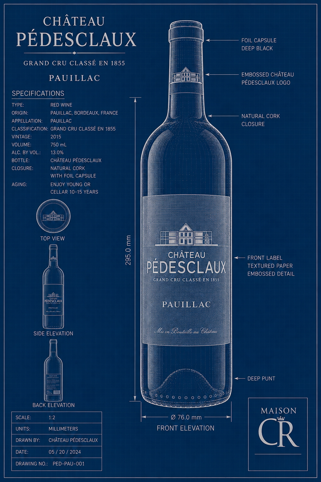Château Pédesclaux Blueprint